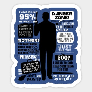 Sterling Archer Quotes Sticker